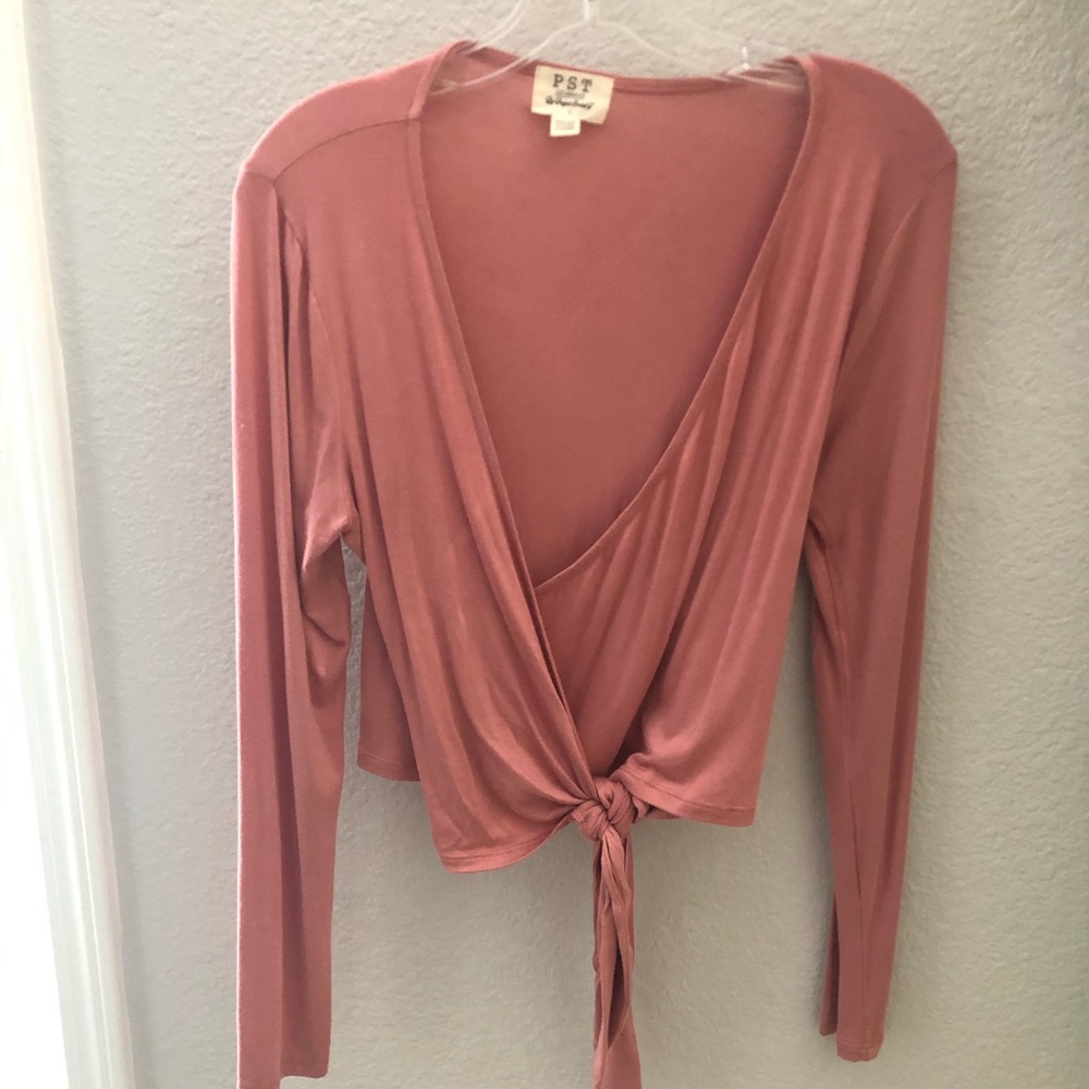 Pink top